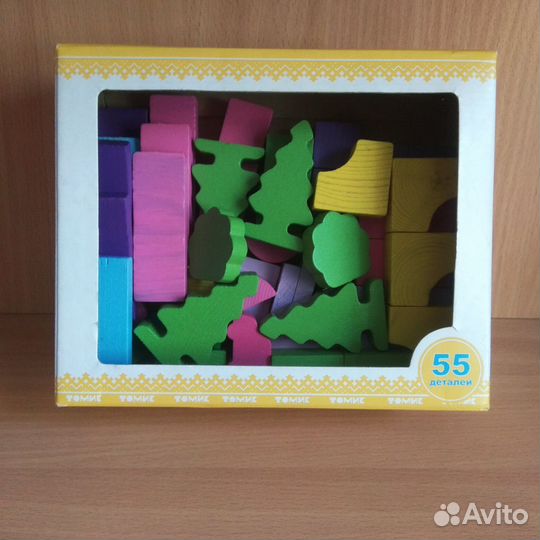 Конструктор деревянный Томик Краски дня