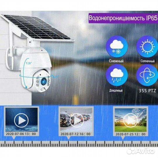 Новая iP солнечная видеокамера