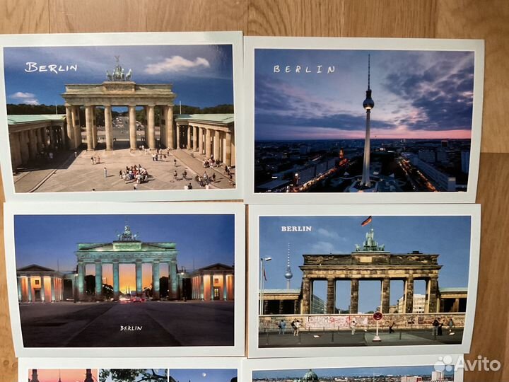 Открытки Почтовые карточки Берлин, Зальцбург, и др