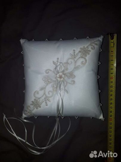 Подушечка для колец свадебная