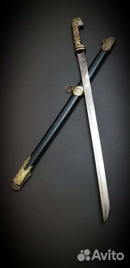 Сувенирная шашка 60 см,сертификат