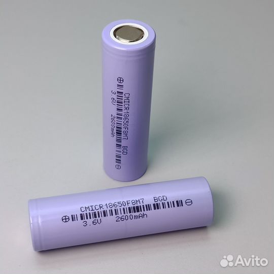 Long life ячейка 18650 (1000 циклов) 2600 мАч