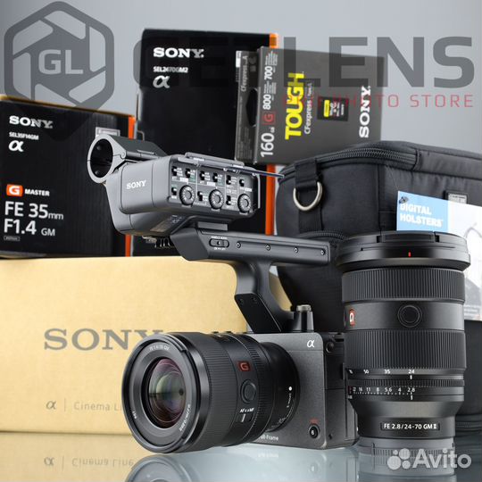 Sony FX3 + FE 24-70 GM II + FE 35 GM + Sony 160Gb