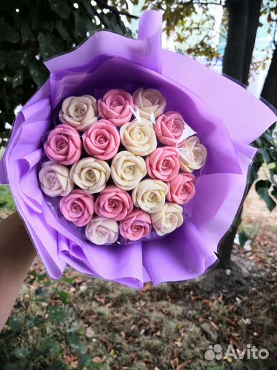 Шоколадная роза 19 шт