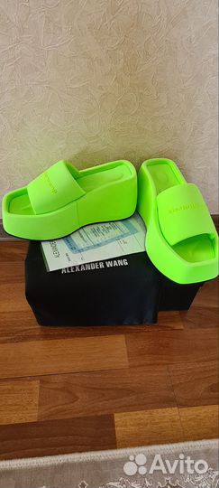 Шлепки люкс Alexander Wang 38 размер