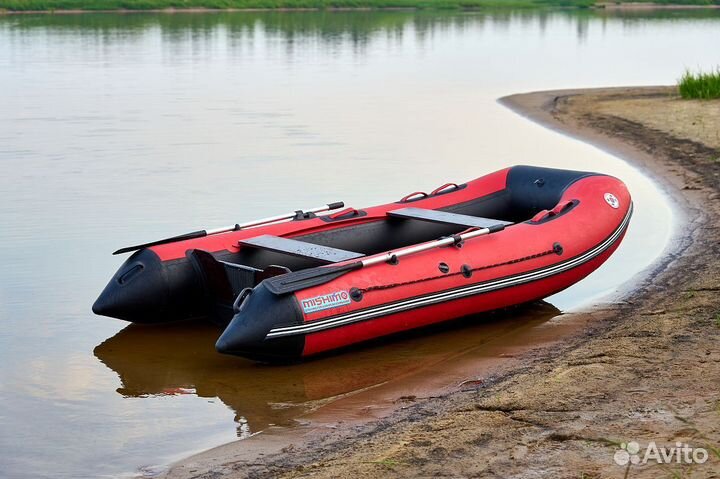 Лодка mishimo lite 335 Красно-черный