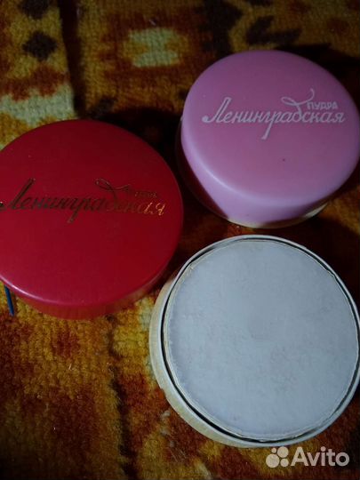 Пудра винтажная СССР новая