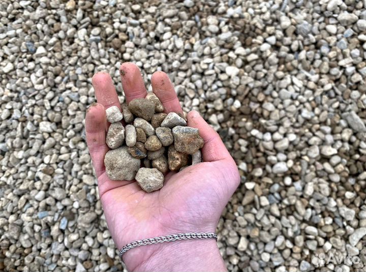 Щебень, Песок