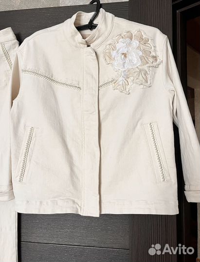 Джинсовый костюм. Р.46