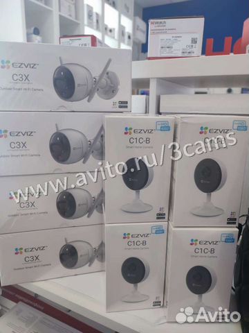 Wi-Fi камера видеонаблюдения ezviz C3X