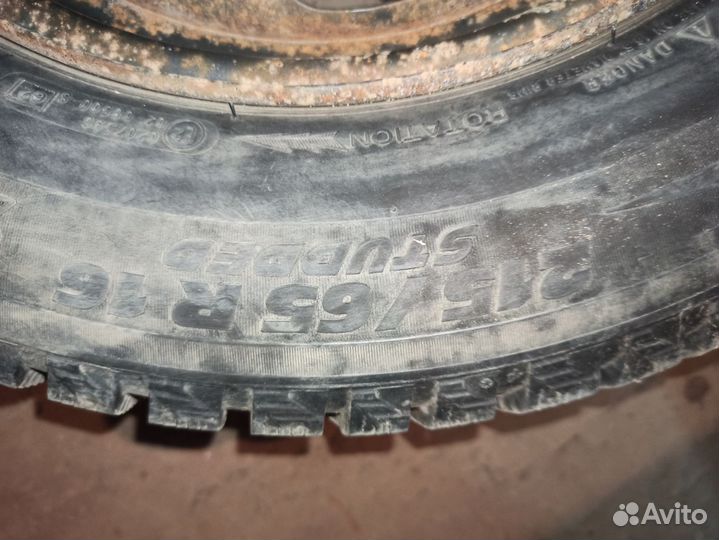 Зимняя резина на дисках r16 Дастер