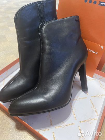 Женские ботильоны из натуральной кожи демисезонные