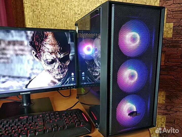 Компьютер Core i7 Игровой 20 Ядер/RX560/16Gb/SSD