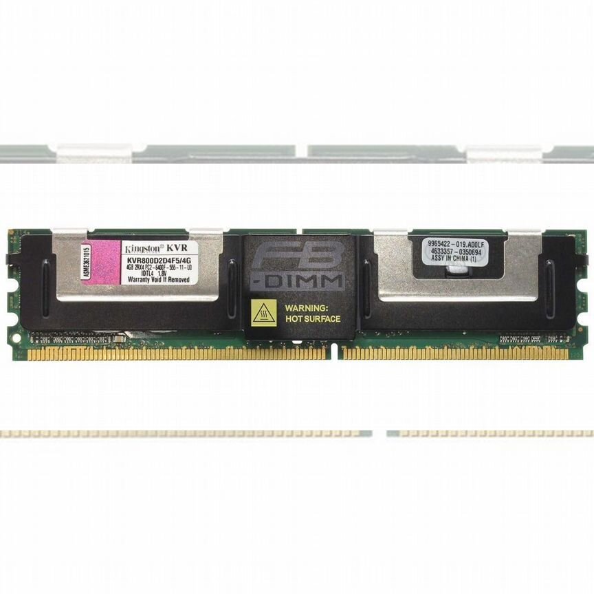 [KVR800D2D4F5/4G] Оперативная Память Kingston Ddr2 Kvr800d2d4f5/4g