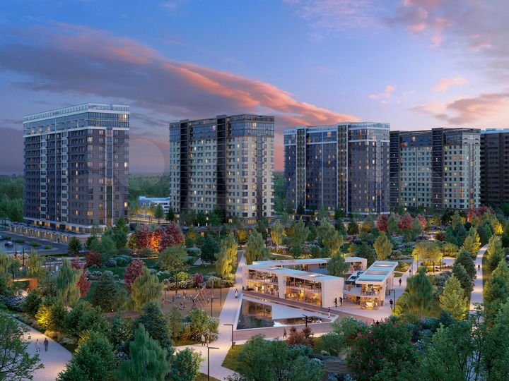 2-к. квартира, 57,3 м², 9/16 эт.