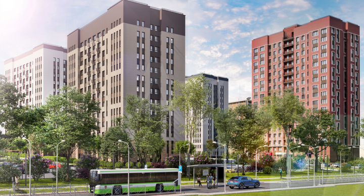 3-к. квартира, 68,4 м², 10/17 эт.