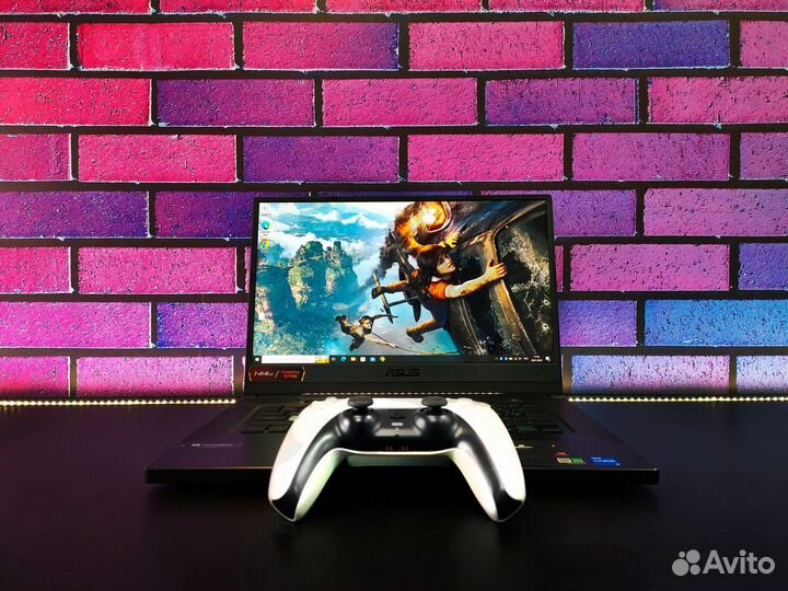 Мощный игровой ноутбук Asus + GeForce RTX + IPS