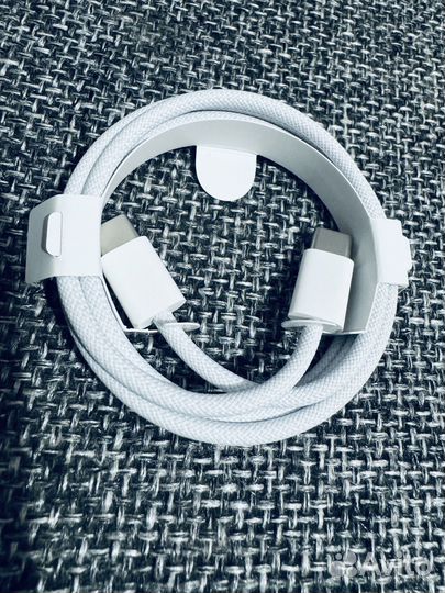 Кабель Плетёный Apple USB-C - USB-C оригинал (1м)