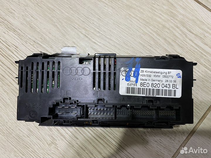 Блок управления климатом audi a4