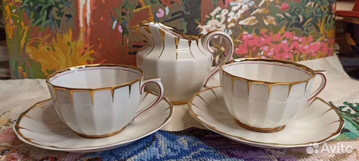Чайные пары, предметы посуды