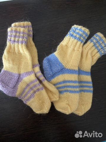 Вязанные носки детские