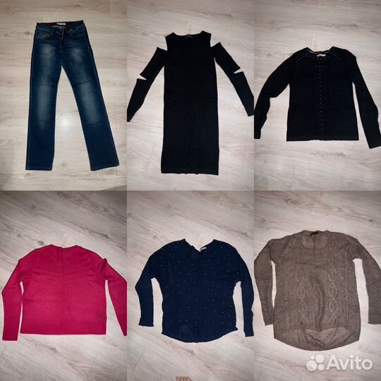 Платье Zara Кофты джинсы пакетом S M 44 размер