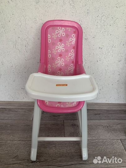 Стулик и люлька для кукол