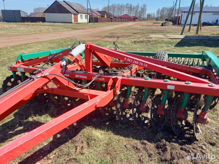 Дискатор бдм2.4 борона пружинная культиватор