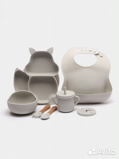 Детская силиконовая посуда