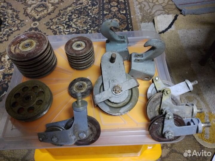 Подвесные ролики, крюки, навесы для 