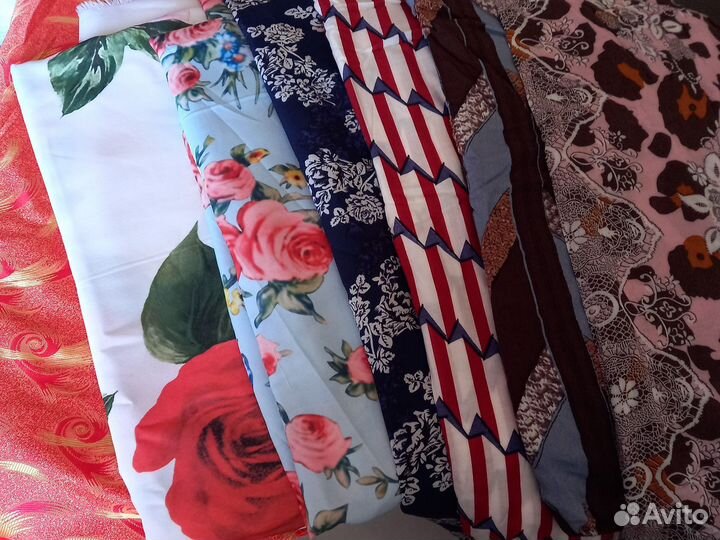 Ткани- креп,вискоза