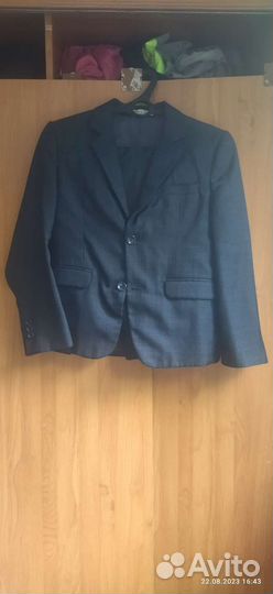 Школьный костюм для мальчика 140 синий
