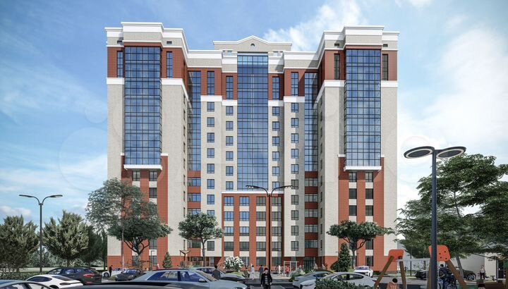 2-к. квартира, 77,5 м², 2/15 эт.