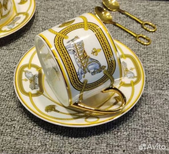 Комплект Hermes из твёрдого фарфора