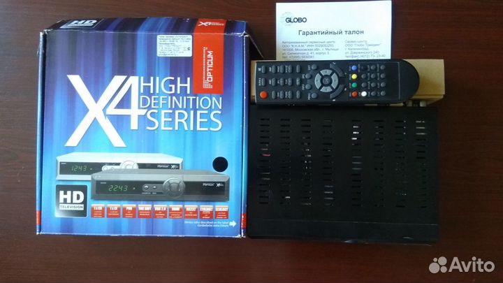Спутниковый ресивер(тюнер) Globo-Opticum HD x403