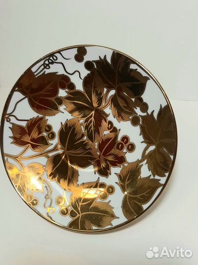 Сервиз 5 чайных пар, чайник, сахарница, молочник