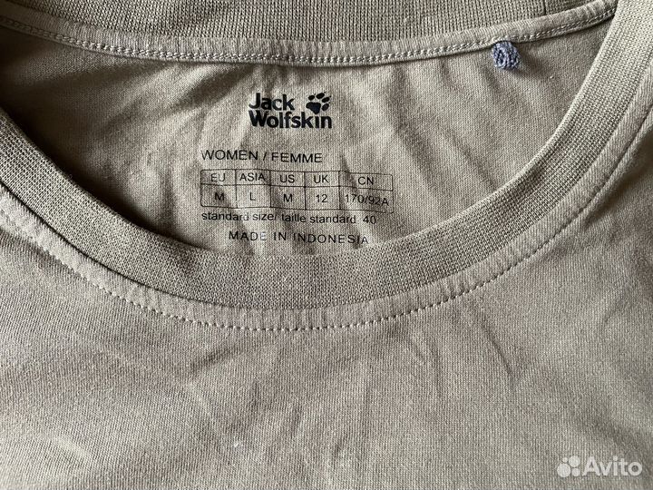 Футболка женская jack wolfskin