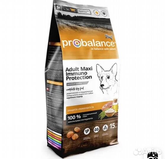 Корм для собак Пробаланс 15 кг