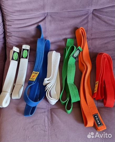 Пояс для каратэ разных цветов