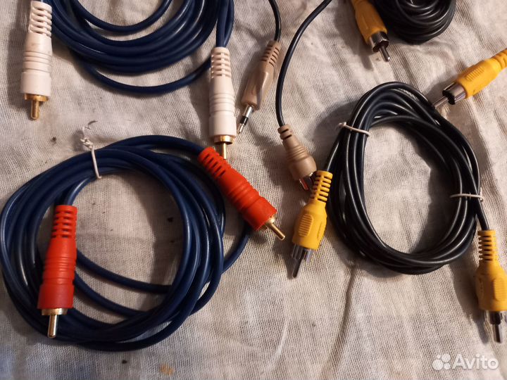 Кабель тюльпан-тюльпан 3RCA-3RCA