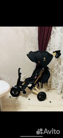 Детский трехколесный велосипед складной бу