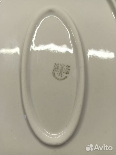 Блюдо большое овальное Чехословакия- СССР