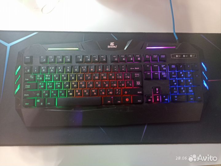 Коврик,мышь, клавиатура