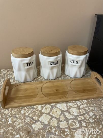 Банки для сыпучих продуктов керамика