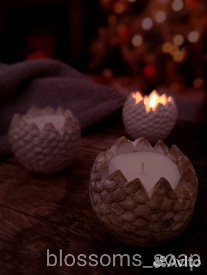 Свечи, подарок на новый год