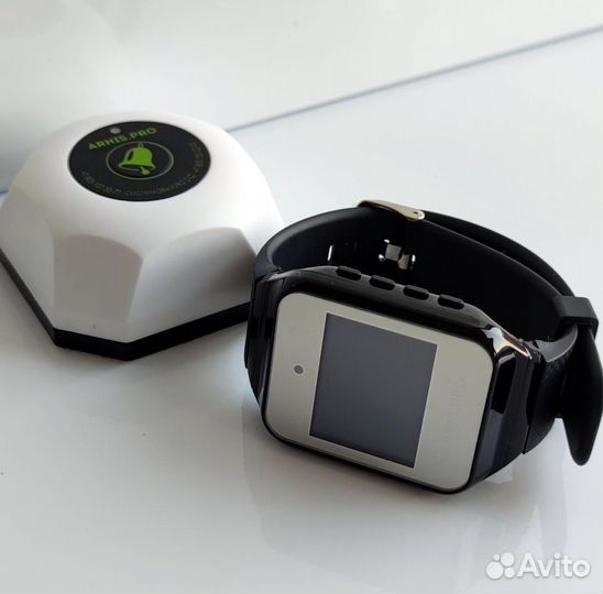 Беспроводная система/кнопка вызова официанта часы