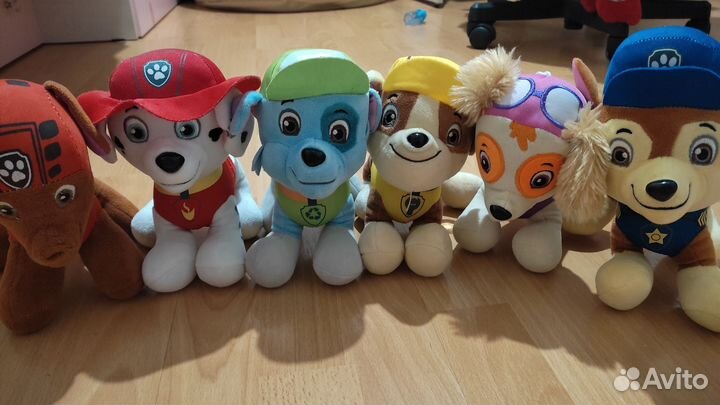Мягкие ирушки щенячий патруль