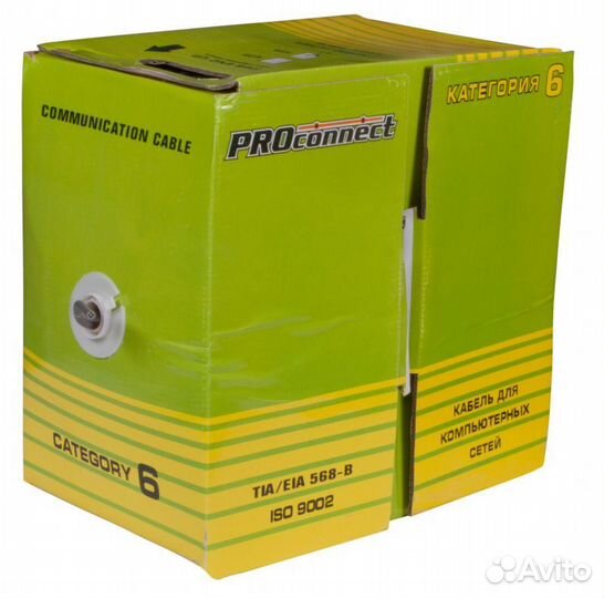 Кабель витая пара FTP 4PR 2 3AWG CCA CAT6