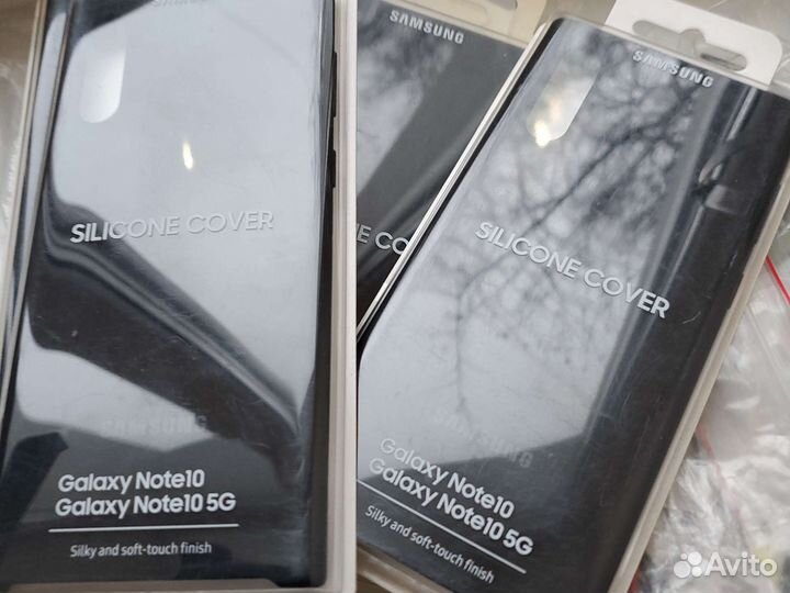 Новые чехлы накладки samsung note 10