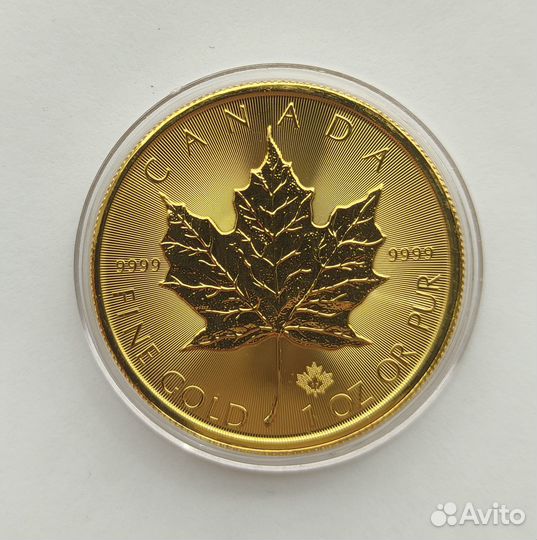 Золотая монета Кленовый Лист Филармония Крюгер